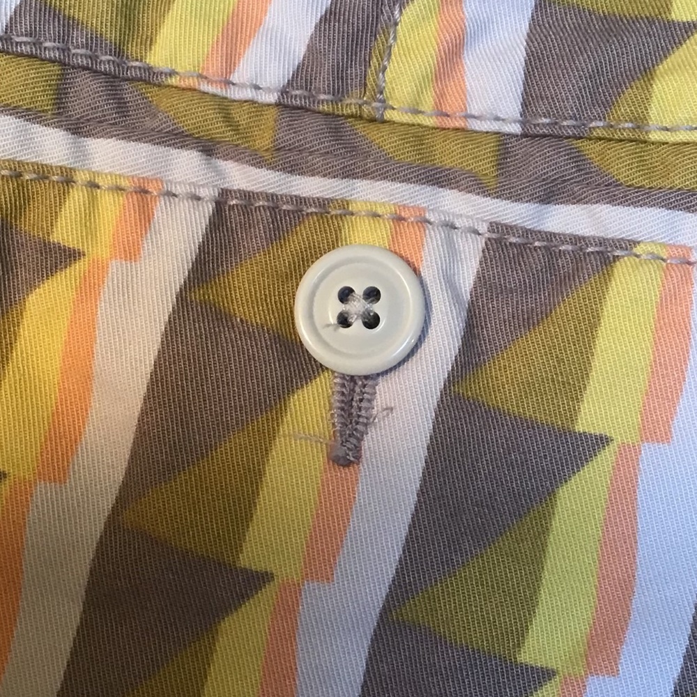 GAP Hadley Shorts Sz 6 Triangle Geometric Twill Shorts